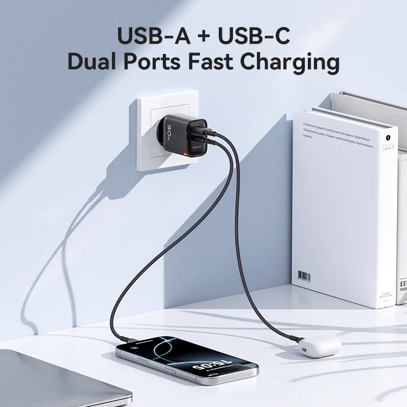 30W GaN USB-C Fast Charger