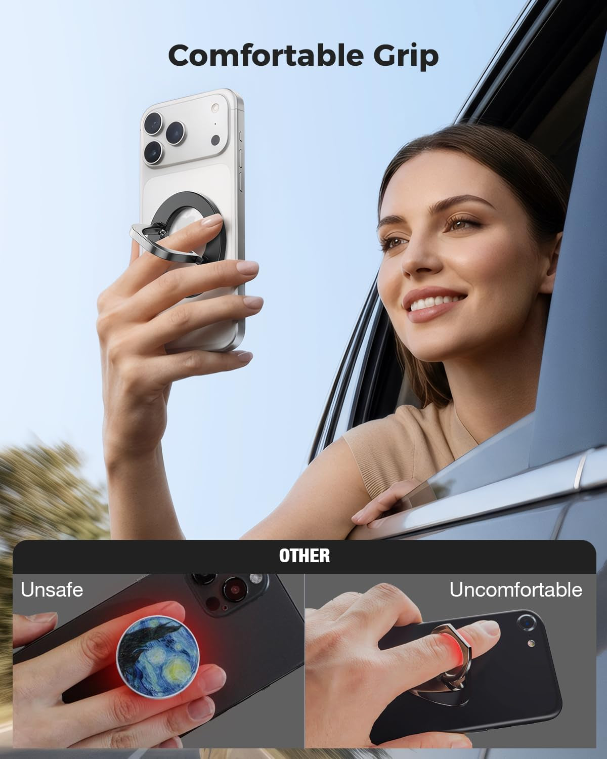 MagSafe Magnetic Ring Phone Grip