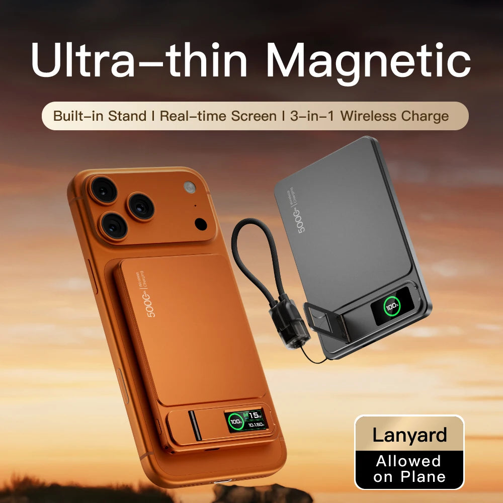 10000mAh MagSafe Power Bank with Watch Charger