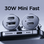 30W USB-C Metal Car Charger