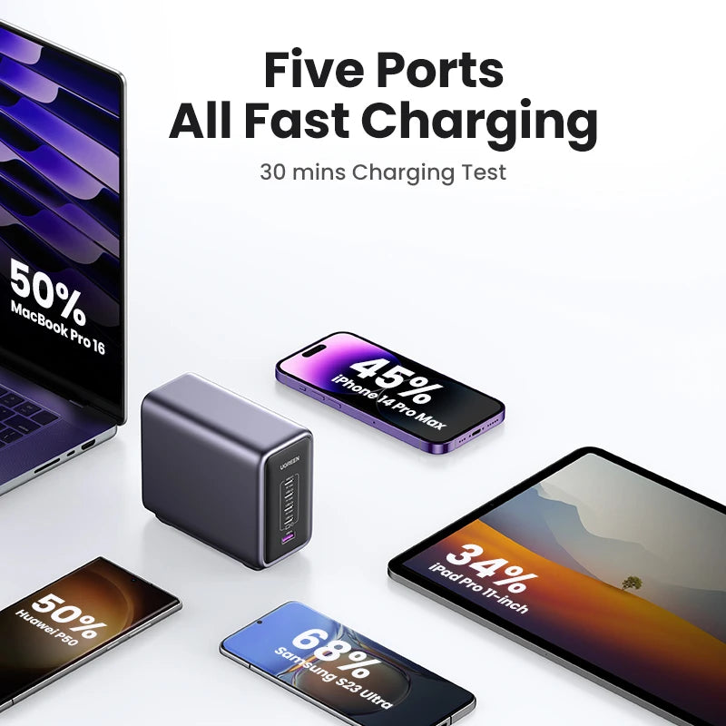 300W GaN Desktop Charging Station