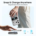 10000mAh Qi2 Power Bank With Stand