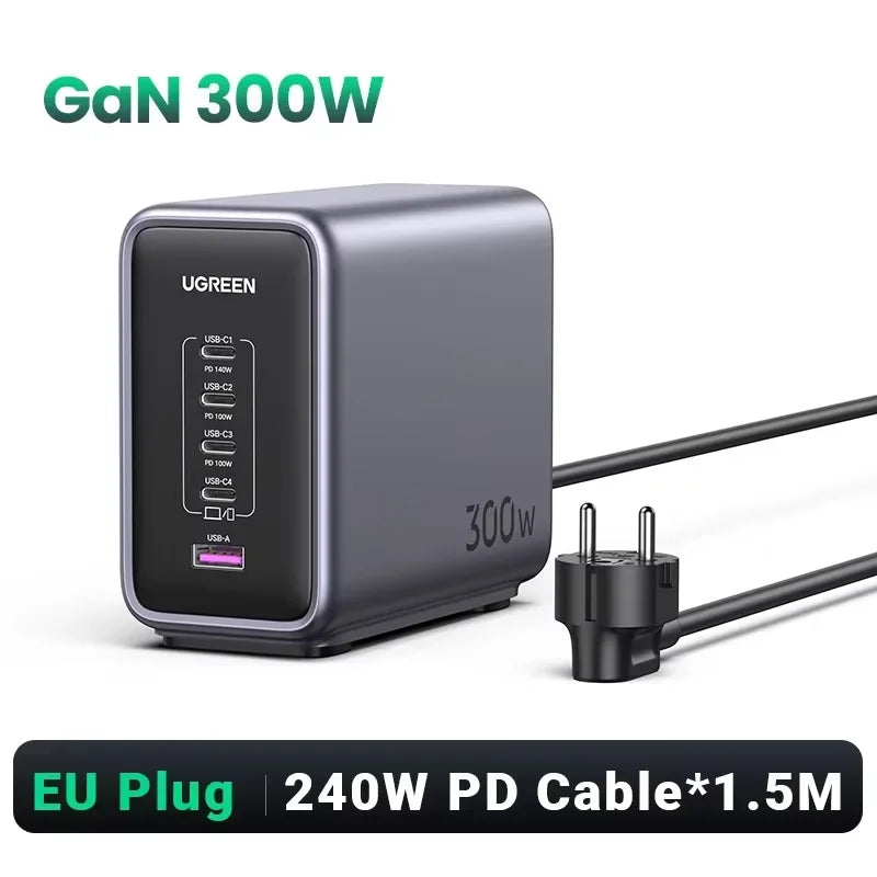 300W GaN Desktop Charging Station