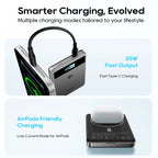 10000mAh Qi2 Power Bank With Stand