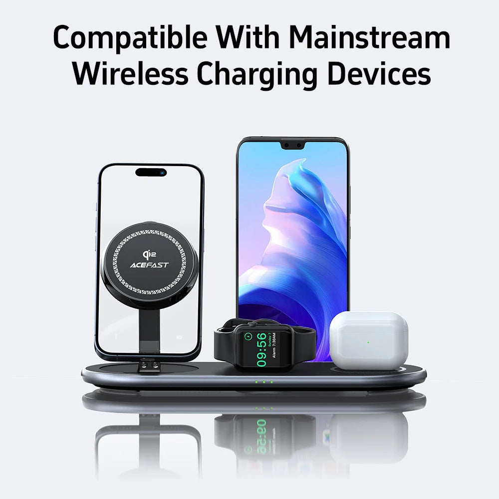 ACEFAST 3-in-1 Magnetic Charger Stand
