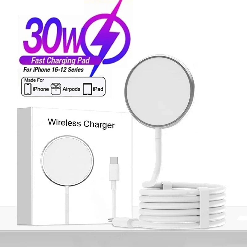 30W MagSafe-Compatible iPhone Wireless Charger