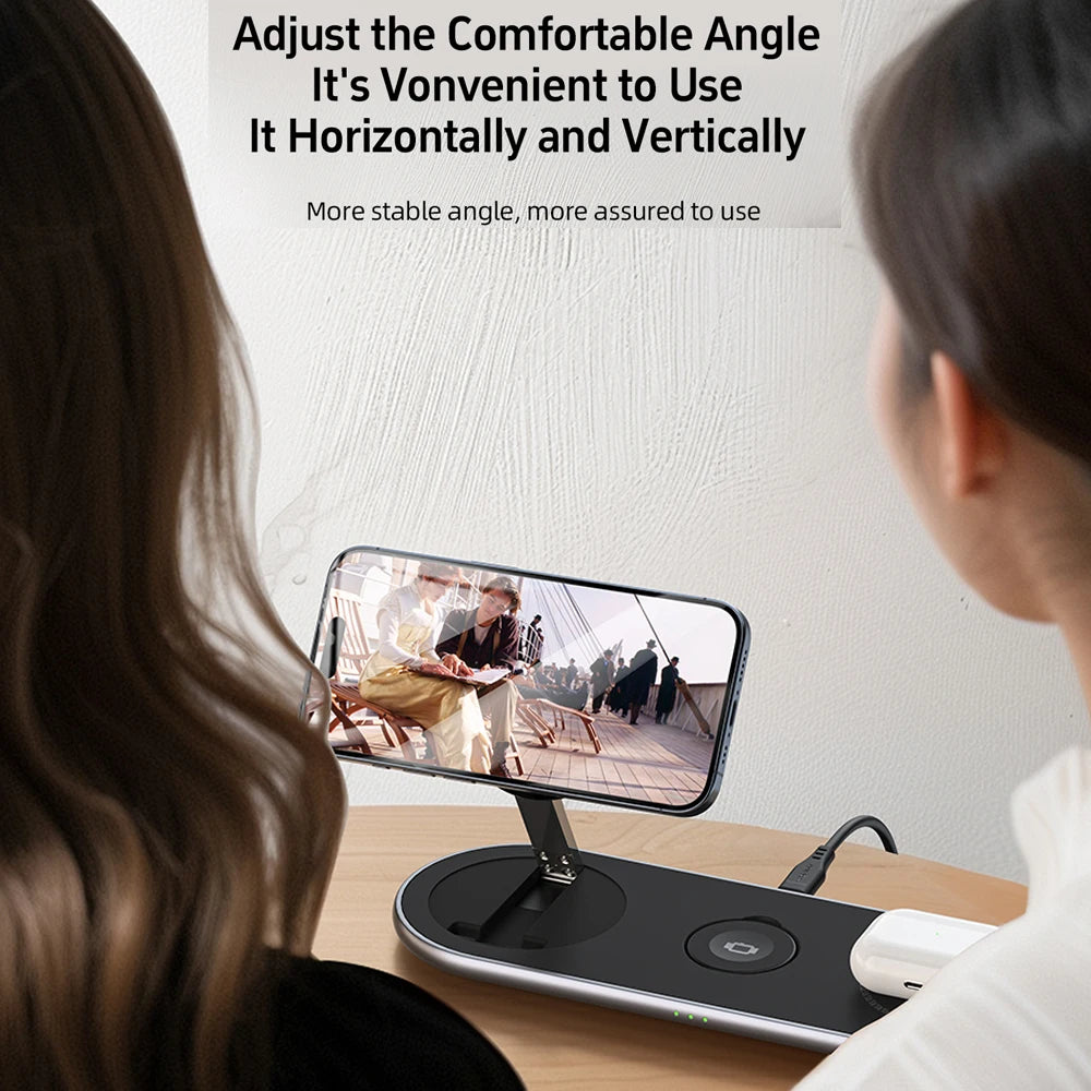 ACEFAST 3-in-1 Magnetic Charger Stand