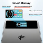 10000mAh Qi2 Power Bank With Stand