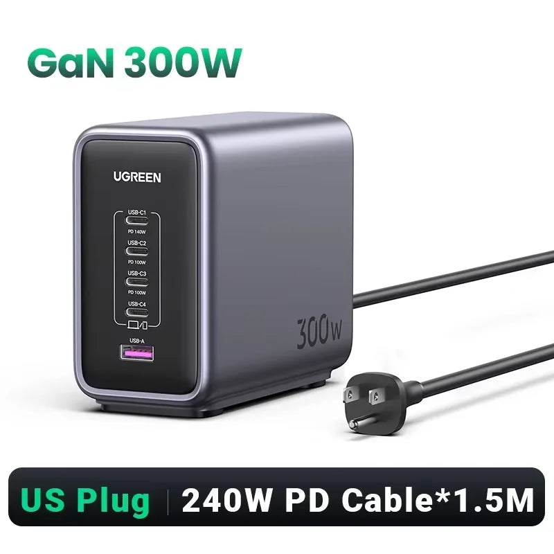 300W GaN Desktop Charging Station