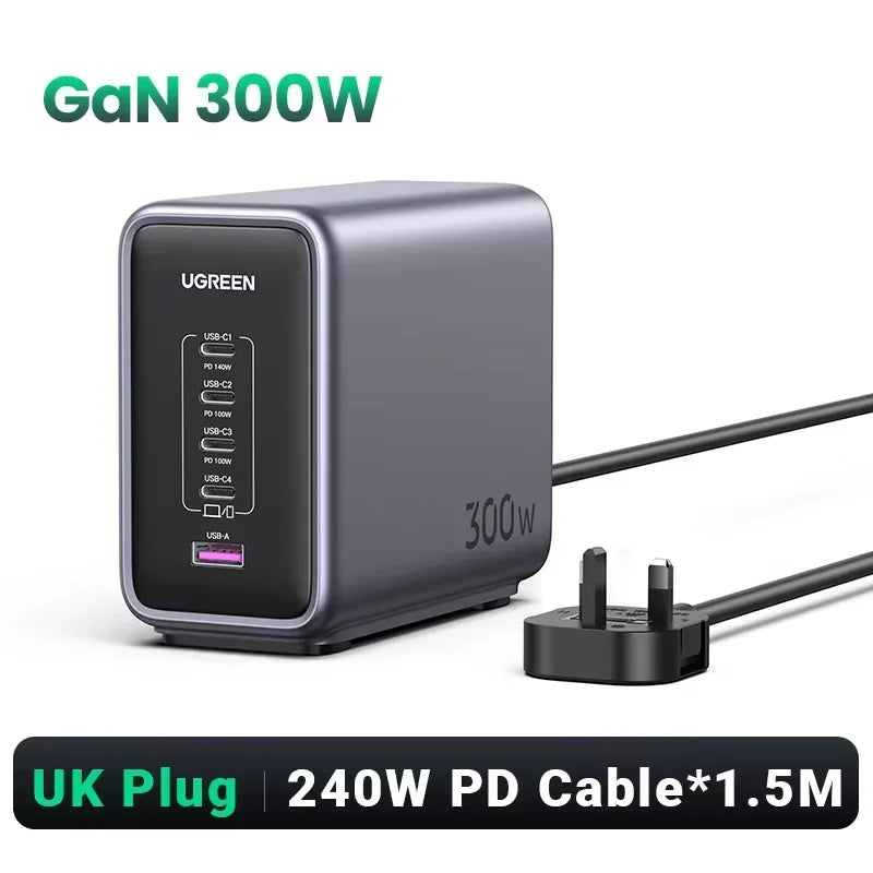 300W GaN Desktop Charging Station