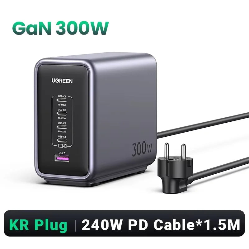 300W GaN Desktop Charging Station