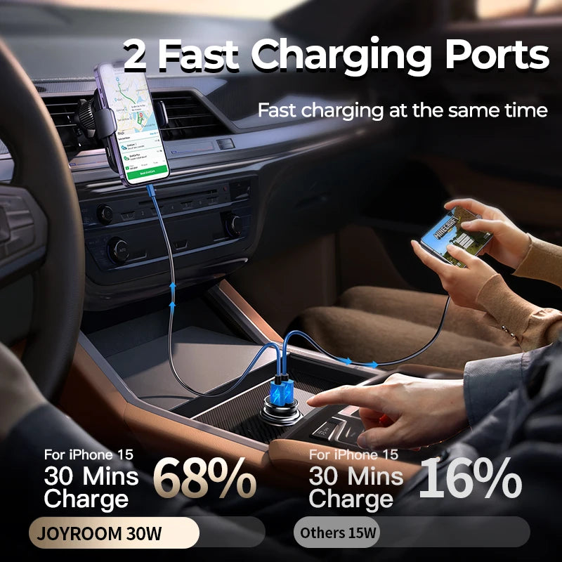 30W USB-C Metal Car Charger