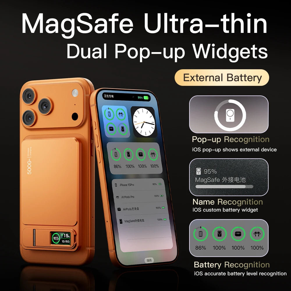10000mAh MagSafe Power Bank with Watch Charger
