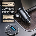 30W USB-C Metal Car Charger